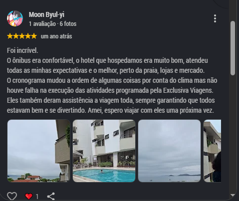 Avaliação Exclusiva Viagens
