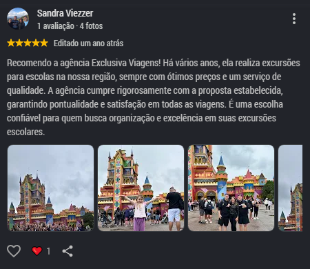 Avaliação Exclusiva Viagens